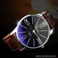 Fashion Gentle Mens Watches Simple Style Business Leather Quartz Watch Male Wrist Watches Montre Homme Relogio Masculino