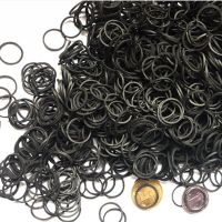 1000 Pcs Mini Rubber Bands Soft Elastic Bands Tiny Black Rubber Bands for Home Office Use  06*0.9 mm Code Readers  Scan Tools