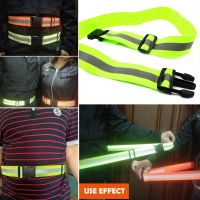 【hot】┋ Reflective Belts for Visible Night Safety Kid Men Waist Adjustable Elastic