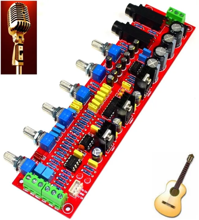 1 Free Shipping PT2399 Microphone Karaoke Tone Board Preamplifier DIY