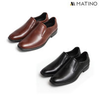MATINO SHOES รองเท้าชายคัทชูหนังแท้ซับหนังแกะ รุ่น SF/B 0416 - BLACK/BROWN