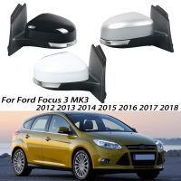 อุปกรณ์เสริมกระจกด้านข้างรถยนต์ด้านซ้ายขวาสำหรับ Ford Focus 3 MK3 2012 2013 2014 2015 2016 2017 2018ชุดประกอบกระจกมองหลังรถยนต์