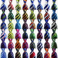 New Fashion Striped  Tie Mens 9cm Silk Necktie Set  Red Gold Green Pink   JACQUARD WOVEN 100% Silk Mens Tie Necktie