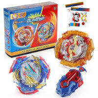 Beyblade ชุดไจโรลูกข่างเด็กผู้ชายพร้อมของขวัญวันเกิดเด็กปล่อย LR บิส B-205สปริกกันสุดยอดวาลคิรีเทียบกับเบย์เบลด