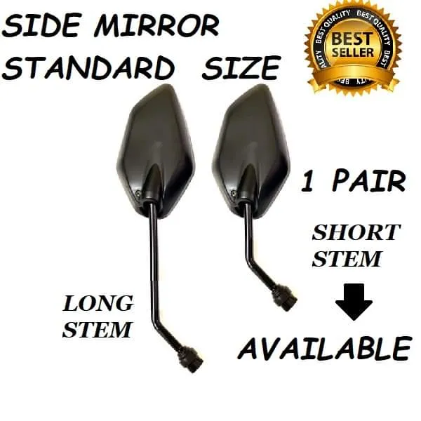 YAMAHA MIO SOULTY SIDE MIRROR Motorcycle STOCK type SHORT STEM STANDARD