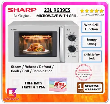 sharp microwave oven with grill r613cst