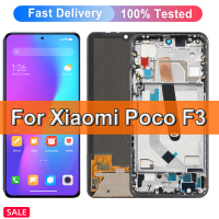 6.67 "สำหรับ Xiaomi POCO F3จอแสดงผล LCD พร้อมเทปกาวหน้าจอสัมผัส Digitizer แทนการประกอบสำหรับ POCOF3 M2012K11AG อะไหล่หน้าจอ