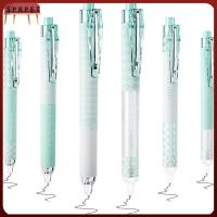SPRPET 6ชิ้นพลาสติกกล่องดินสอสีฟ้าสีเขียวปากกาเขียนปากกาหมึกเจลสำนักงาน0.5มิลลิเมตร