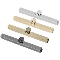 1pc Purse Wallet Frame Bar Edge Strip Clasp 11.5cm 19cm Metal Openable Replacement Accessories