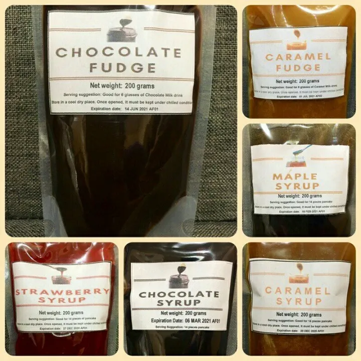 HOT SALE Choco Fudge / Choco Syrup / Caramel Fudge / Caramel Syrup