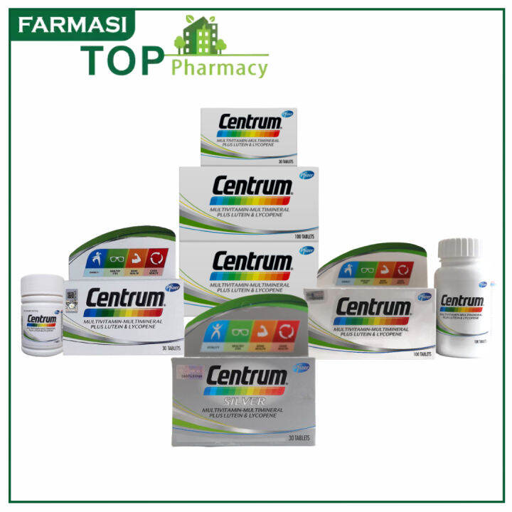 CENTRUM MULTIVITAMINMULTIMINERAL PLUS LUTEIN + LYCOPENE Lazada