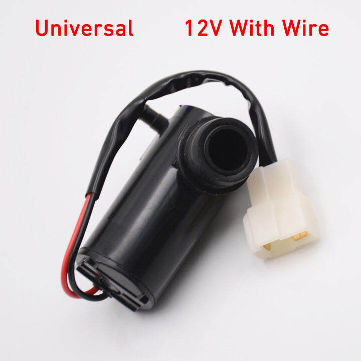 Universal Automotive Windshield Wiper Washer Pump Motor 12V Front