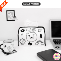 Kakao Friends Doodle Doodle กล่องทิชชู่ผ้า Ryan &amp; Choonsik Home deco