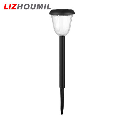 LIZHOUMIL ไฟสนามหญ้าพลังงานแสงอาทิตย์สีสันสดใส2ชิ้น,กันน้ำกลางแจ้งควบคุมไฟอัจฉริยะปลั๊กอินสำหรับโคมไฟตั้งพื้นสนามและสวน