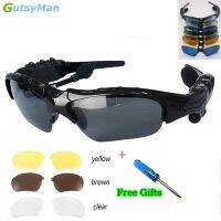 【CW】 GutsyMan Sport Stereo Bluetooth 4.1 Headset Driving Sunglasses/mp3 Riding Eyes Glasses With colorful lens