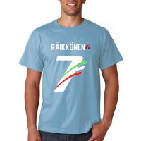 Iceman Kimi Raikkonen No T Shirts Mens Number Print Custom Tee Shirt