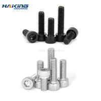 10pcs A2 Stainless Steel Black grade 12.9 Hex Docket Head cap screw m3 m4 m5 m6 m8 Screws High Strength Allen Bolt Full thread