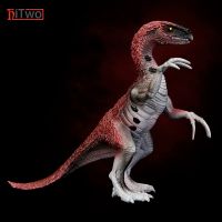 Hitwo Prehistoric Jurassic Dinosaurs World Therizinosaurus Animals Model Action Figures Open Mouth PVC High Quality Toy For Kids