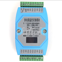 6 PT100 16บิตอุณหภูมิอินพุต Acquisition โมดูล RS485 Modbus DAQ RTD NI1000 PT100 PT1000 CU50,จอแสดงผล OLED ตัวเลือก