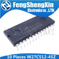 (5~10)pcs/lot W27C512-45Z DIP28  W27C512-45 W27C512  64K X 8 ELECTRICALLY ERASABLE EPROM  IC