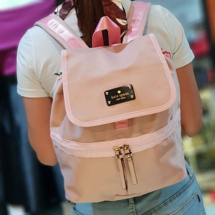 Best Seller Kate Spade Clark Court Nylon Marin Backpack-Light Pink | Lazada  PH