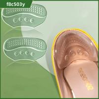 F8C503Y การดูแลเท้า แผ่นรองพื้นรองเท้าแบบใสจับส้นเท้า การเพิ่ม ป้องกันรอยขีดข่วน แผ่นรองเท้าบู๊ต สะดวกสบายสบายๆ ซิลิโคนทำจากซิลิโคน แผ่นซิลิโคนติดส้นเท้า สำหรับผู้หญิง