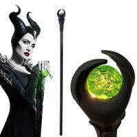 Jqd【จัดส่งที่รวดเร็ว】【ใน Stock】Maleficent อุปกรณ์ประกอบฉากภาพยนตร์ไม้กายสิทธิ์เครื่องแต่งกายพนักงาน131ซม.