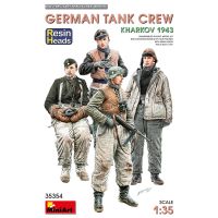 โมเดลประกอบ MiniArt 1/35 MI35354 German Tank Crew.Kharkov 1943. Resin Heads