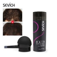 Sevich Hair Building Powder Set 25g Keratin Extension Powder Black Hair Regrowth Fiber Spray with Applicator ผลิตภัณฑ์ลดผมร่วง-Aluere