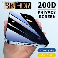 200D Anti Glare Tempered Glass For iPhone 13 12 11 14 Pro Max Mini Privacy Screen Protector iPhone 14 7 8 Plus XR X Screen Glass