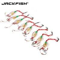 ตะขอตกปลาทุ่นตกปลา JACKFISH 4ชิ้น/ชุดคุณภาพสูงระเบิดจับเหล็กคาร์บอนคมตกปลา6-13