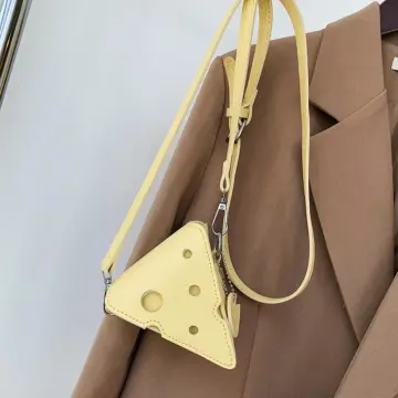 Fashion Messenger Bag Cheese Triangle Mini Totes Bags for Daily