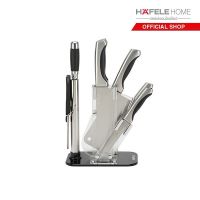 HAFELE ชุดมีดสแตนเลส 7ชิ้น พร้อมแท่นเสียบมีด 1ชิ้น พร้อมส่ง Knife set 7pcs with acrylic stander 1pc มีดทำครัว เซทมีด