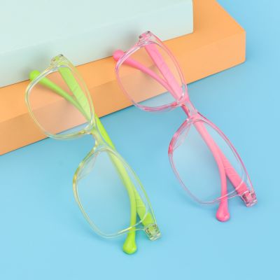 Anti-blue Light Kids Glasses Optical Frame Children Boy Girls Computer Transparent Blocking Anti Reflective Eyeglasses
