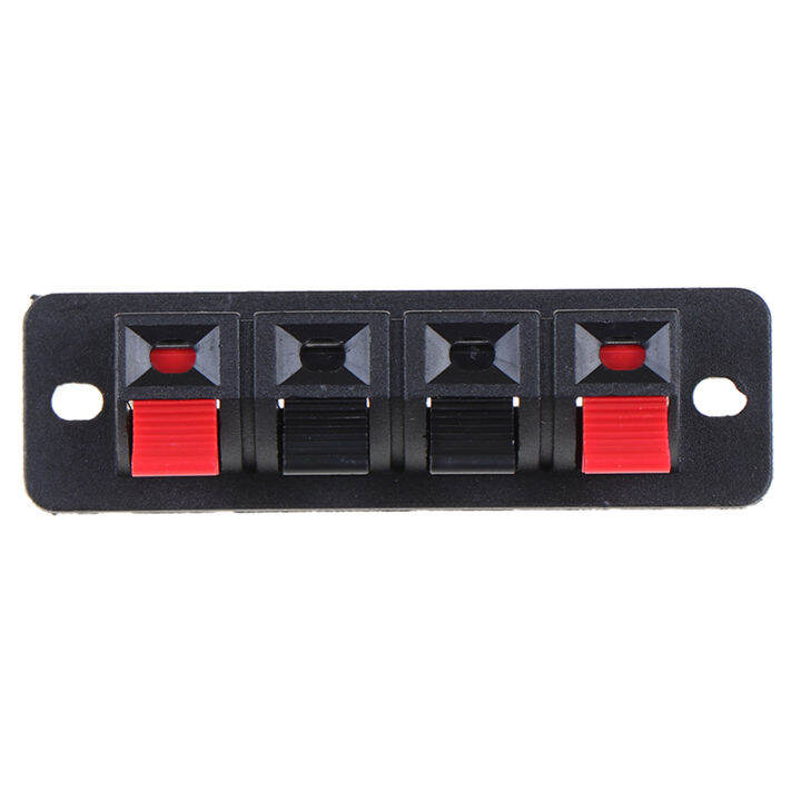 ache-2pcs-4-position-spring-connector-ขั้วลำโพงเสียงขั้วสายไฟคลิป