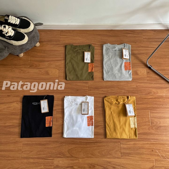 ฮูดดี้-patagonia-northwest-waters-northwest-waters-ผู้ชายและผู้หญิงเสื้อยืดแขนสั้นเสื้อยืดแนวโน้มในฤดูร้อน