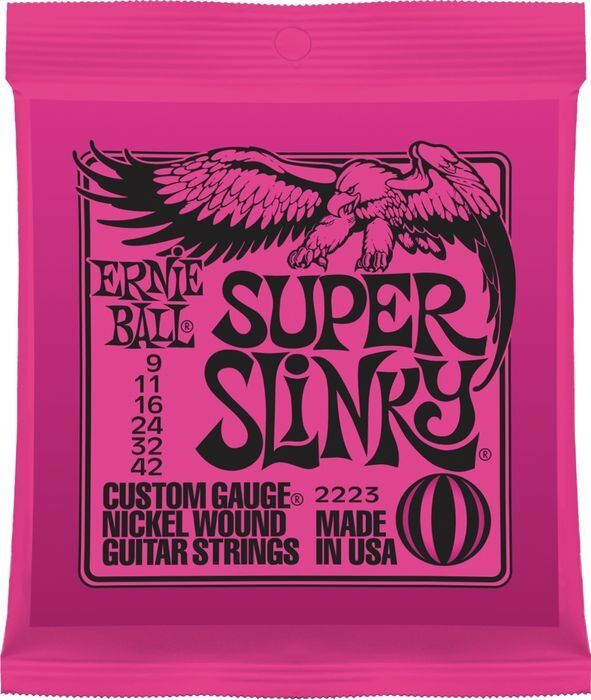 สายกีตาร์ไฟฟ้า ERNIE BALL SUPER SLINKY 09-42 2223