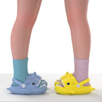 Summer Shark Slippers For Children Cold Slippers Indoor Non-Slip Soft Bottom Comfort Cute Baby Hole Shoes Boys Girls Home Slides