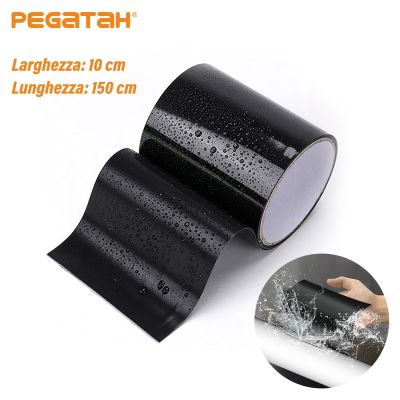 ♦ Black Patch PVC Pipe Super Strong Waterproof Tape Stop Leaks Seal Repair Tape Performance Self Fix Tape Adhesive Insulating Duct
