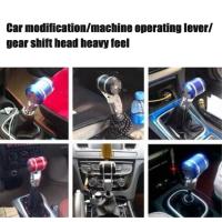 Gear Shift Knobs Shift Lever Knob Head Head Heavy Weighted Compatible Aluminum Universal Stick Shift Knob For Buttonless Automatic trusted