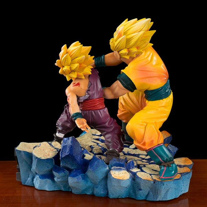 zzooi-17cm-father-and-son-shock-wave-son-goku-son-gohan-action-figure-doll-anime-collection-dragon-ball-z-burdock-figurine-model-toys