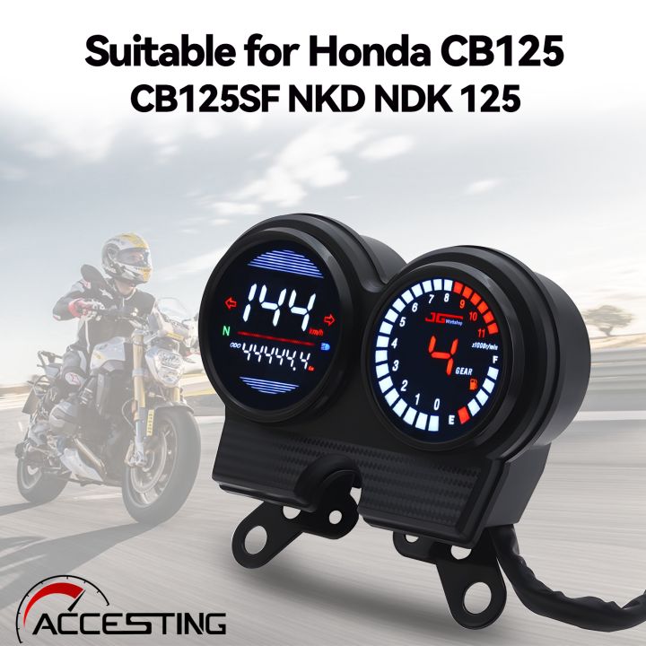 เครื่องวัดระยะทางสำหรับฮอนด้า-cb125-cb125sf-nkd-ndk-125มิเตอร์ดิจิตัล-assy