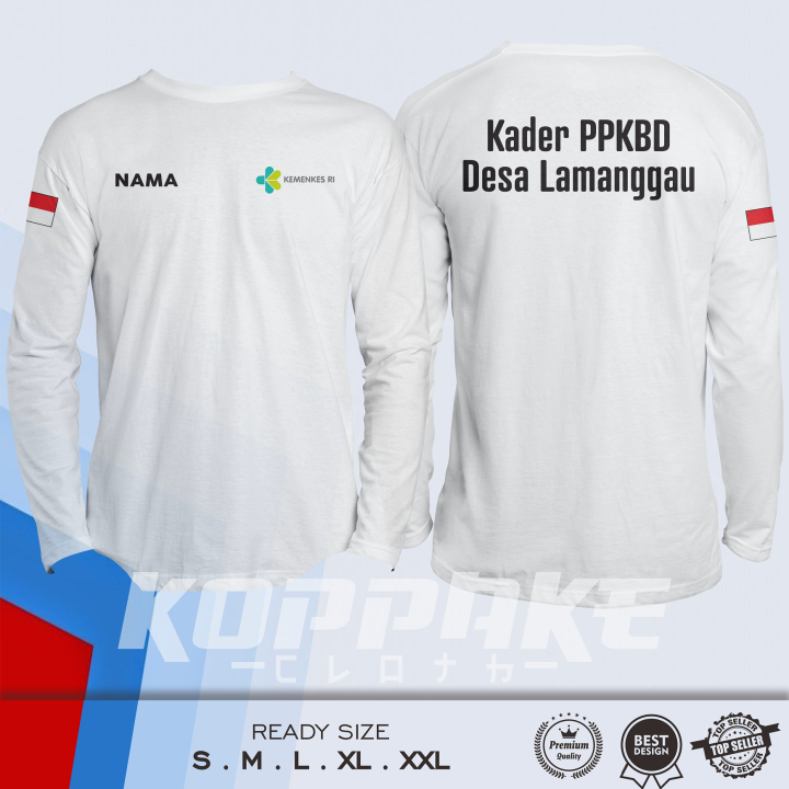 Kaos Kemenkes Kader Ppkdb Dan Kaos Karang Taruna Hut Ri Ke 77 Lengan