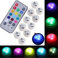 Waterproof Battery Operated Multi Color Submersible LED Underwater Light for Fish Tank Pond Swimming Pool Wedding Party