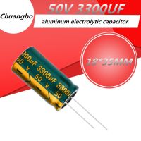 【YF】№✲  5pcs/lot Higt quality 50V3300UF 50V 3300UF 18x35  low ESR/impedance high frequency aluminum electrolytic capacitor