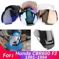 กระจกบังลมสำหรับ Honda CBR600 CBR 600 F2 1991-1994อุปกรณ์เสริมกระจกหน้ารถคู่