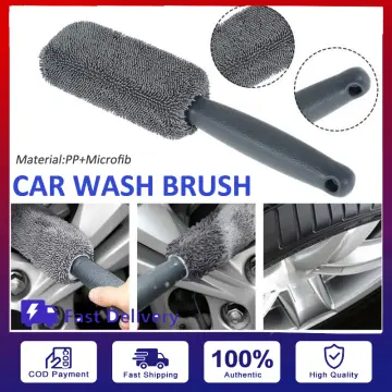 Auto Wheel Detailing Brush Bendable Wheel Woolies Car Cleaning Tools for  Car Rim Tire Washing Easily Clean Hard-To-Reach Areas