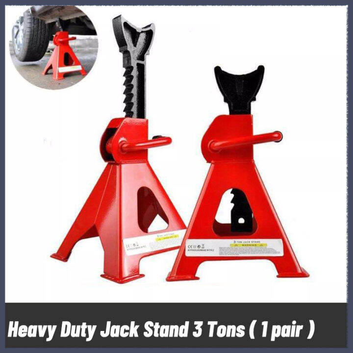 Basics Steel Jack Auto Stands, 3 Ton Capacity, 1 Pair，Heavy Duty Jack ...