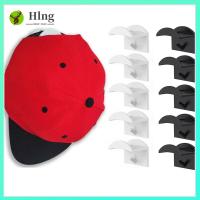 GONG936366 6Pcs Wall Sticky Rack Storage Modern Self Adhesive Hat Holder Hanger Shelf Hat Hooks Baseball Cap Rack