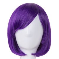 【CW】 Fei-show Bob Oblique Bangs Short Wavy Wigs   Hair Wig - Aliexpress